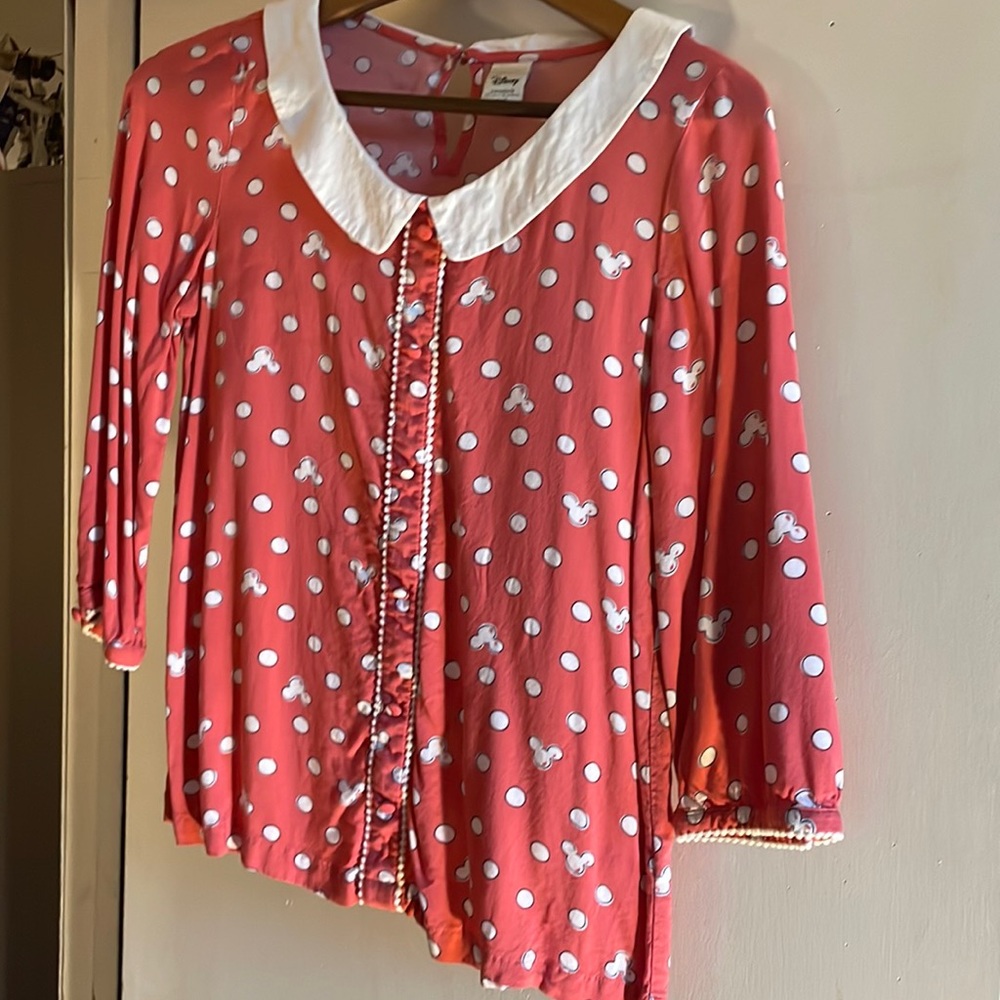 Disney collection by Lauren Conrad cute Peter Pan collar shirt